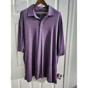 01.Algo Jack Performance Mens Polo Shirt Short Sleeve Purple 3XL NWT